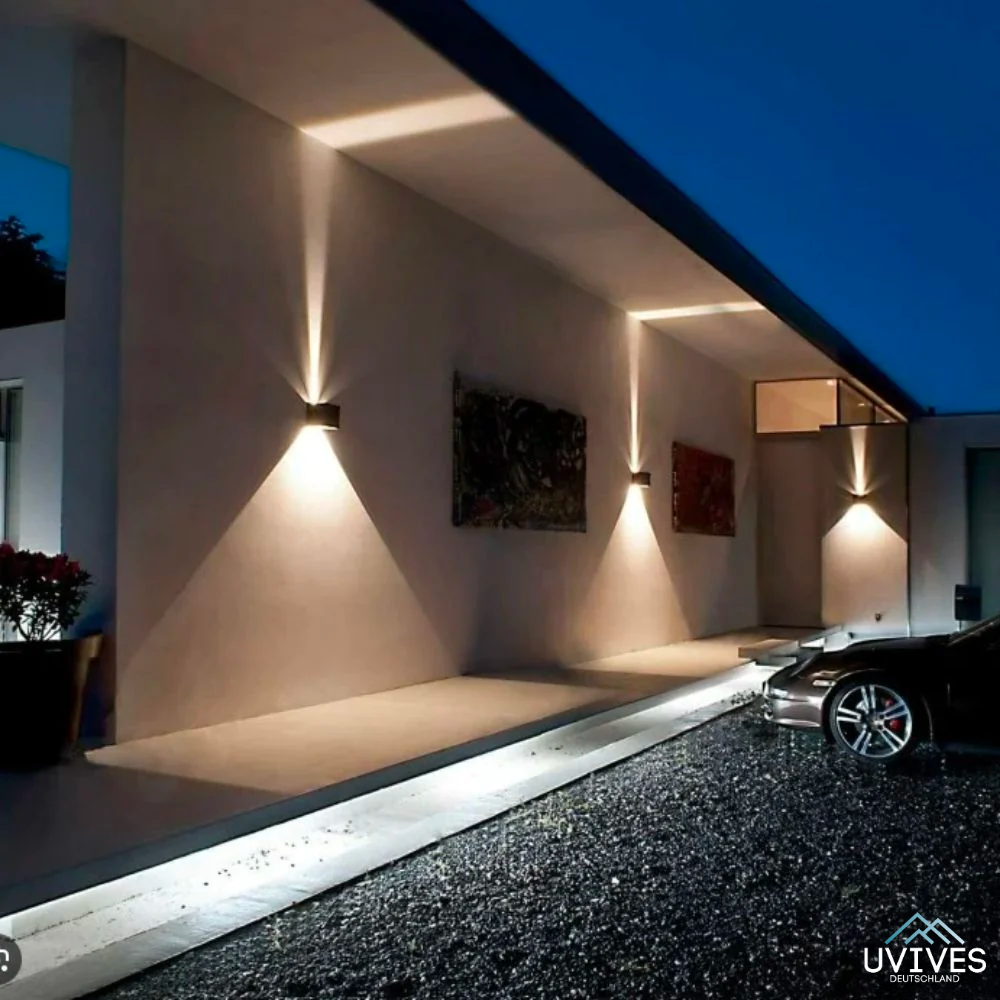 LuminaCube | Kabellose LED Wandleuchte mit Akku und Bewegungssensor, 3000 K