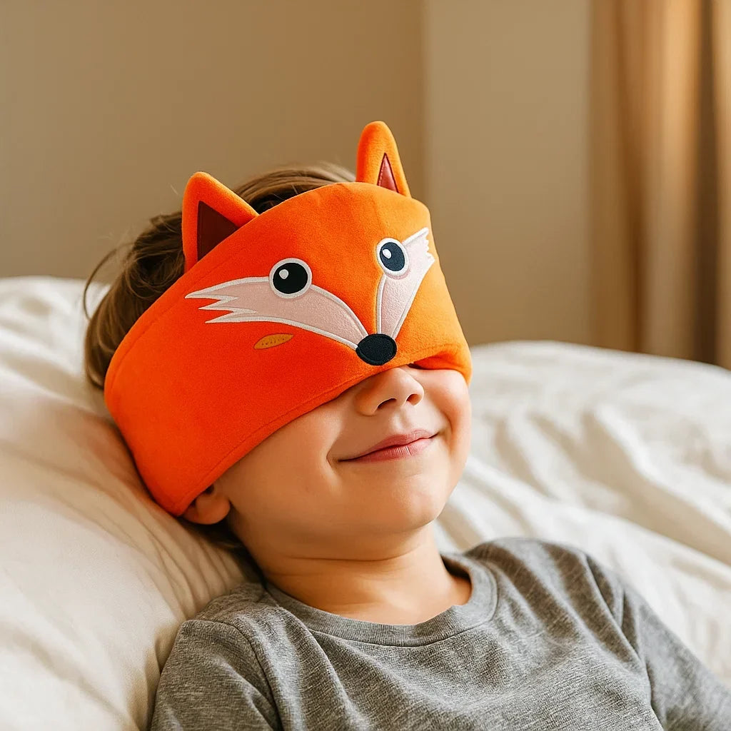 Dormino | Cuffie Bluetooth per dormire a forma di mascherina per bambini, con motivi di animali