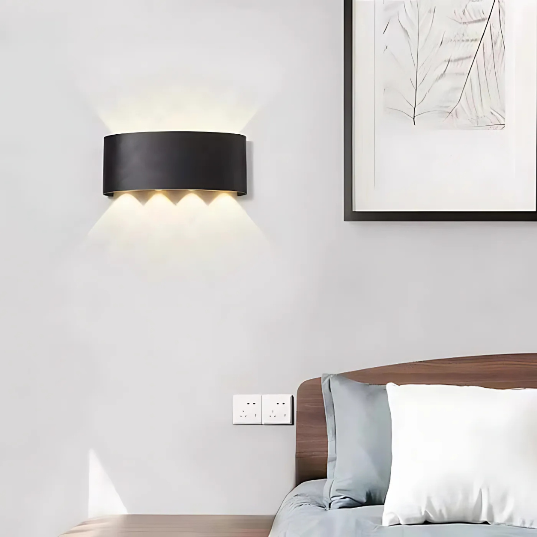 Applique LED per interno ed esterno | Lampada da parete moderna impermeabile