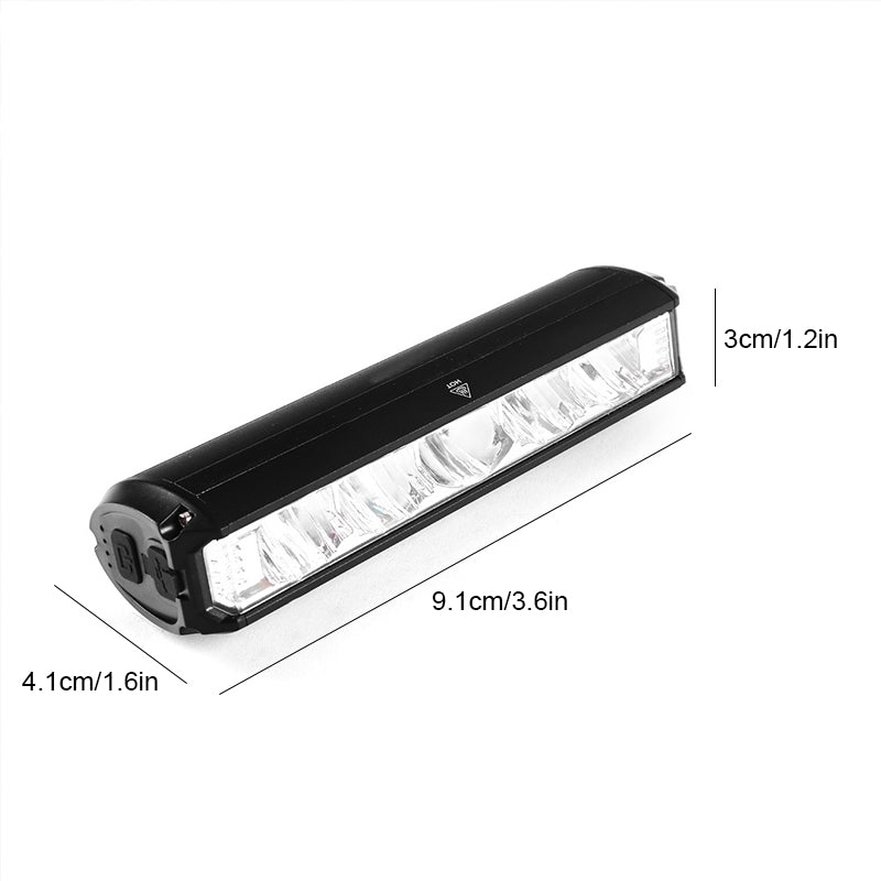 Radiona | Front Bike Light with 180° Beam, 900 Lumens and USB Rechargeable Battery