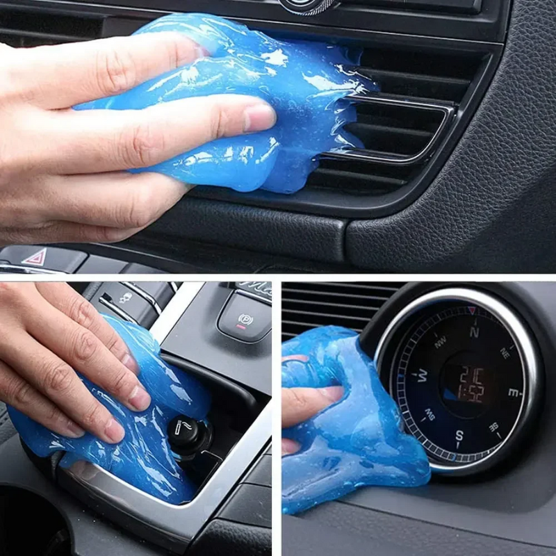 Gelvora | Gel detergente per tastiera, auto e bocchette di ventilazione, 2 x 160 g