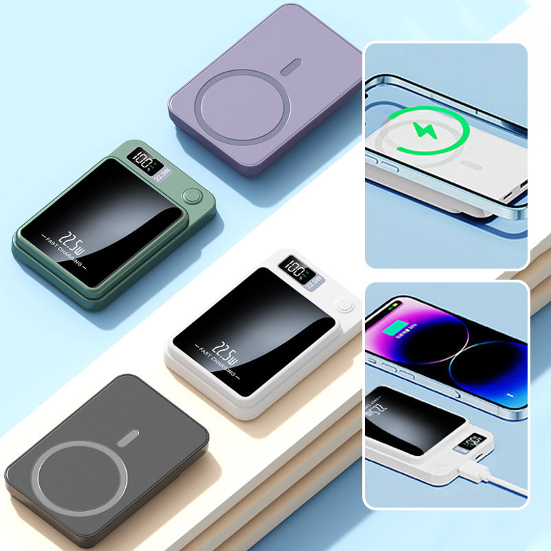 Voltiva | Power bank fino a 20.000 mAh con ricarica rapida da 22,5 W e pad di ricarica Qi