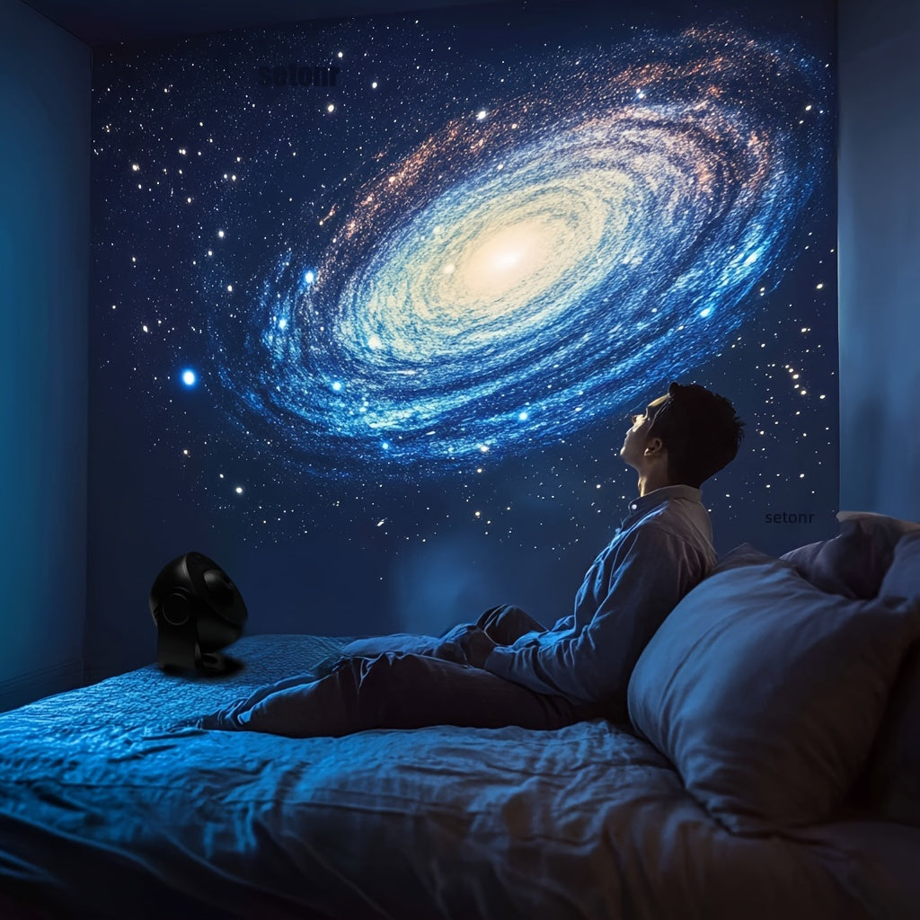 Fenena | Sternenhimmel Projektor mit 13 Lichtmodi, Timer und USB-Betrieb