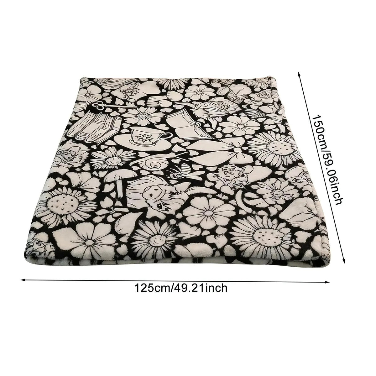 Doodlia | Coperta da colorare con 24 matite colorate, 150 × 125 cm, lavabile