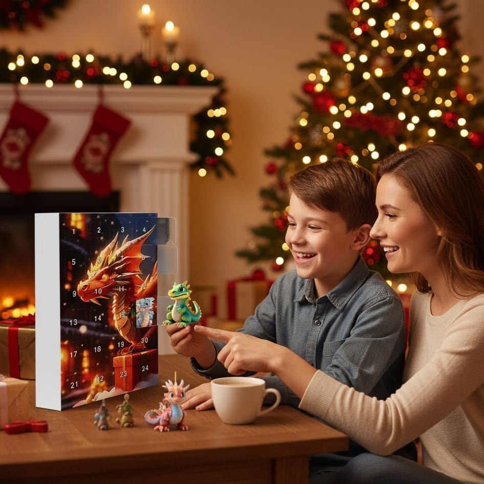 Drachen Anhänger Adventskalender 2026
