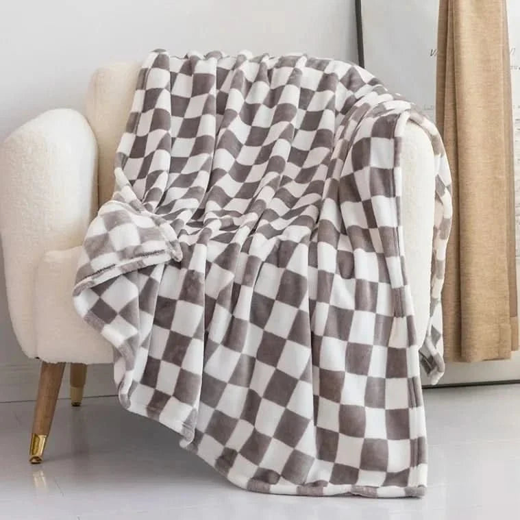 Fleeciva | Flanell-Fleece Kuscheldecke 70 × 100 cm, atmungsaktiv mit Anti-Pilling