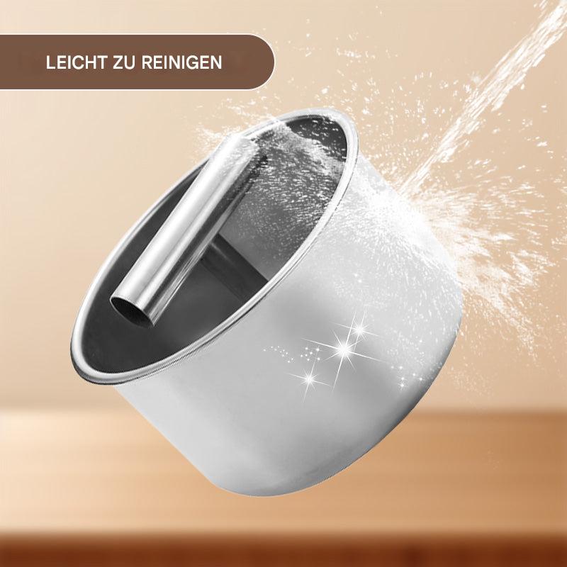 Bolleto | Fleischbällchen Former aus Edelstahl mit 12 Mulden, 14 × 8,5 cm