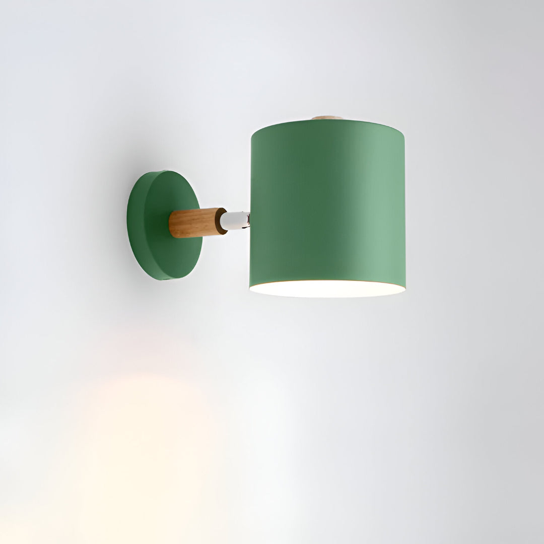 MacaronRay Applique da parete | Testa lampada regolabile | Design scandinavo pastello