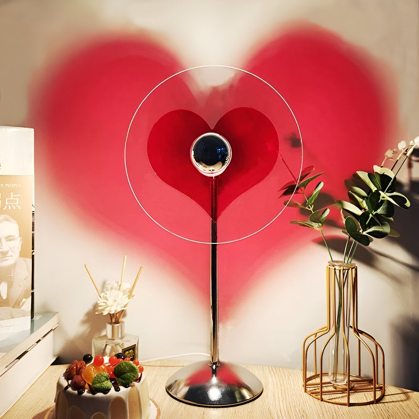 Sylinaea - Retro LED table lamp with disc design