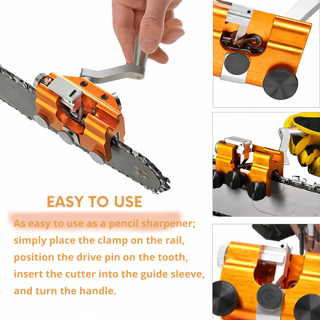 Kettaro | Affilacatene manuale in alluminio per motoseghe