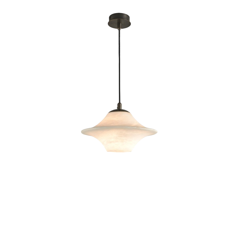 Zenithra | Lampada a sospensione minimalista Wabi Sabi in marmo naturale