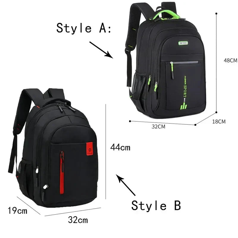 Pendaro | Zaino da uomo per laptop da 15,6 pollici, idrorepellente con porta USB