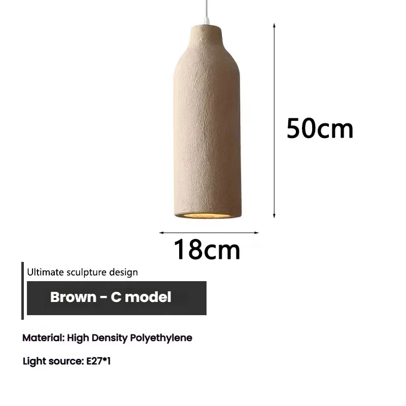 Halo Sabié | Lampada a sospensione LED di design in stile Wabi-Sabi per soggiorno e zona pranzo