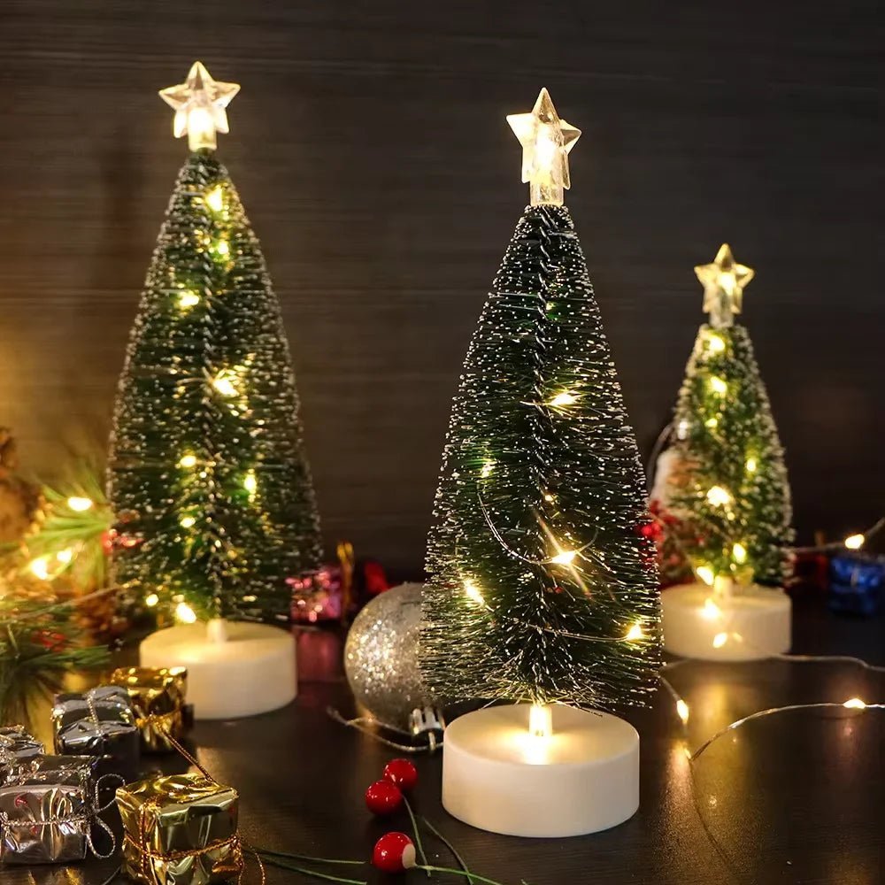 Brightmas | LED-Lichterkette für den Weihnachtsbaum aus Kupferdraht, mit Batteriefach