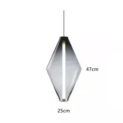 Pyrrhos | Lampada a sospensione in vetro scandinava per camera da letto e sala da pranzo