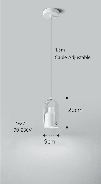 Nordevia | Lampada a sospensione in legno e metallo dal design nordico