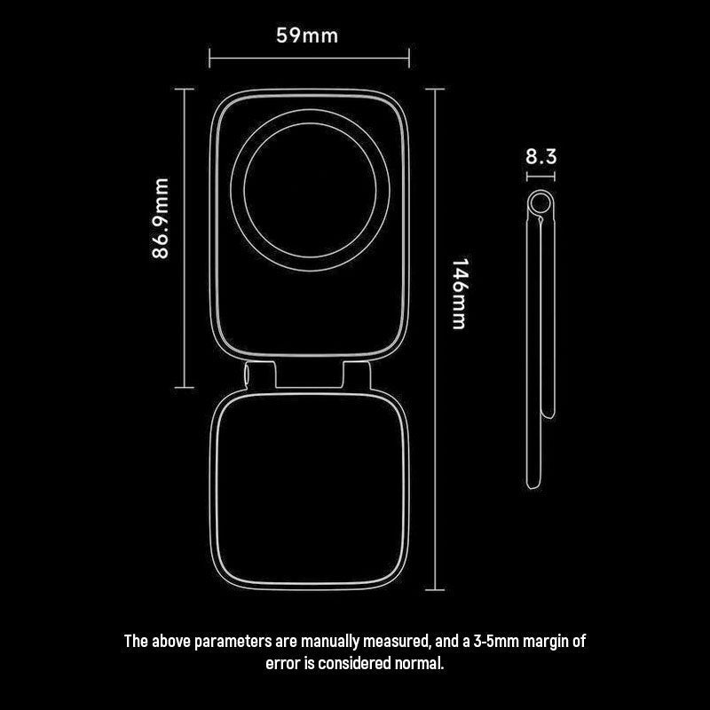 Magnava | Magnetic Car Phone Holder, Ultra-Slim and Foldable