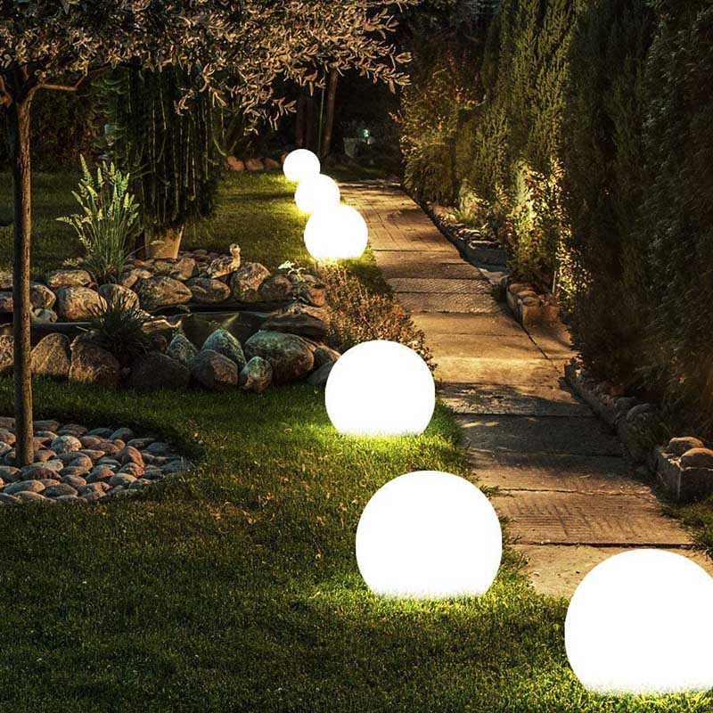 Aurora Sphere | Wodoodporna kula LED z zmiennym kolorem do wnętrz i na zewnątrz