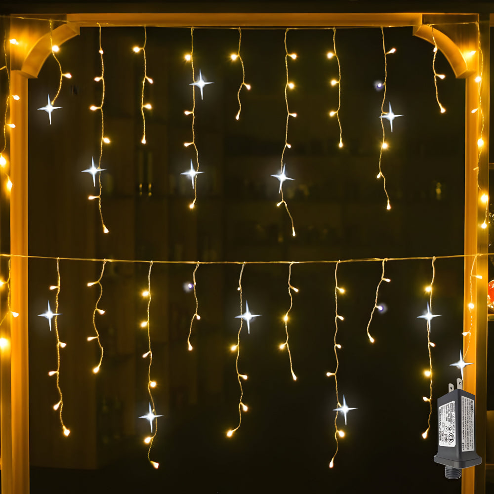 Lumicea | Lichterkette Outdoor als LED-Lichtervorhang, wetterfest, 4 bis 32 m