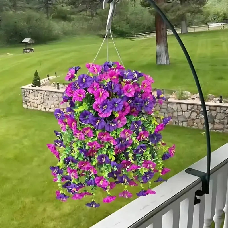 Zorenza | Künstlicher Hängeblumenstrauß für Balkon und Garten 5