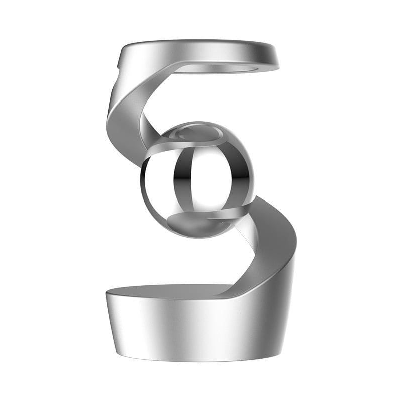 MindSpin | Kinetic aluminum desk toy, Ø 8 cm, no batteries required