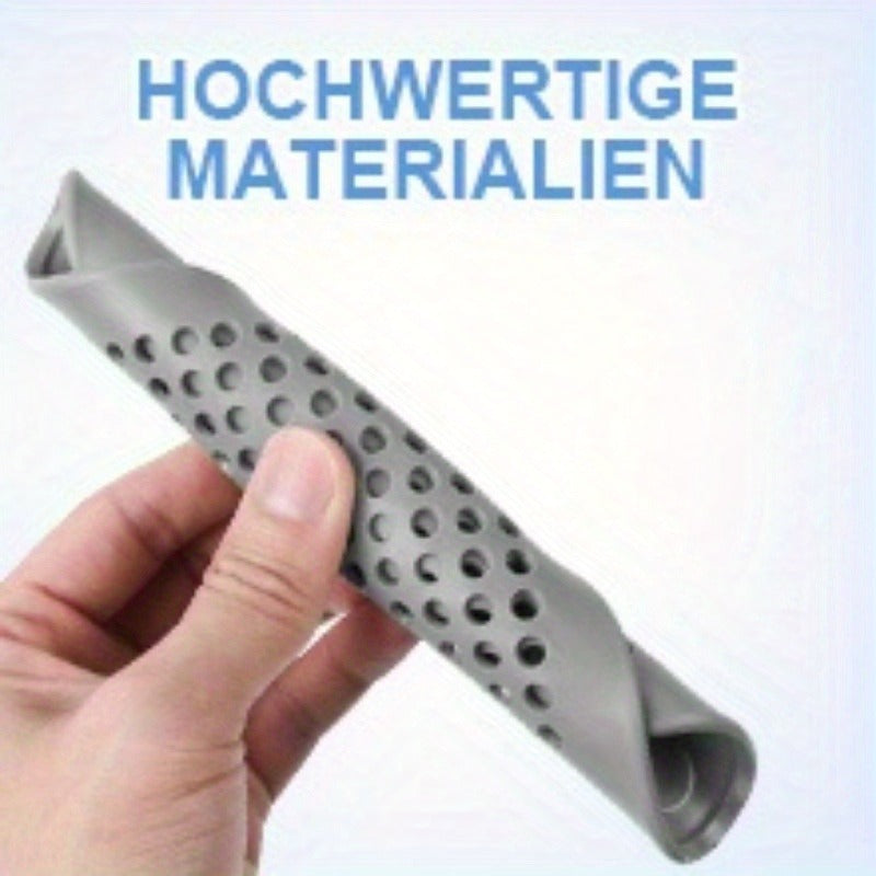 Siebora | Filtro di scarico in silicone con ventose per doccia e lavandino, set da 4