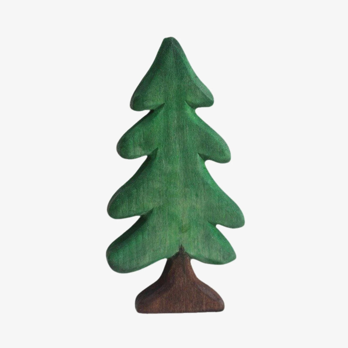 Abetta | Albero di Natale in legno dipinto a mano, decorazione da tavolo, 10 cm