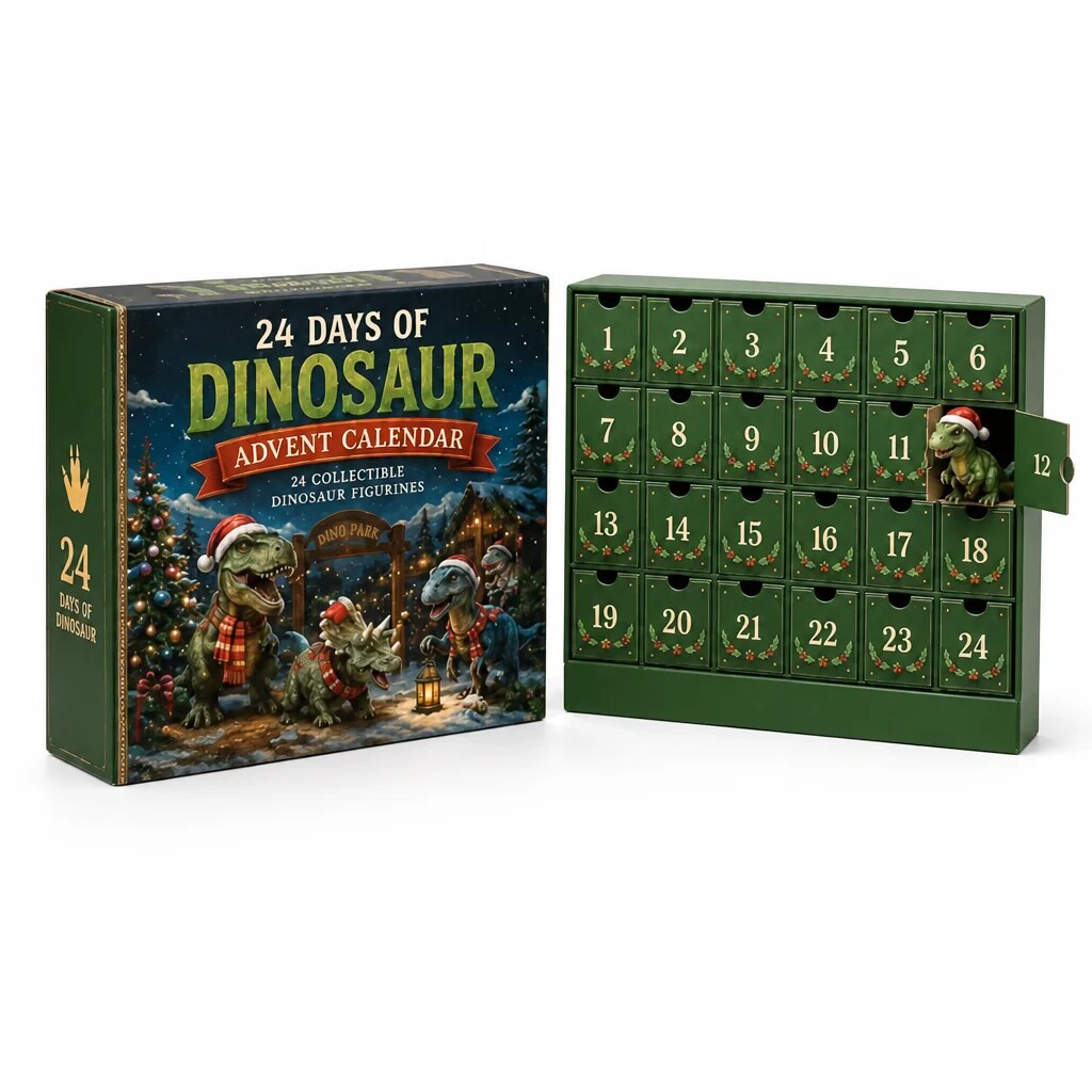 Dino Acryl Adventskalender 2026