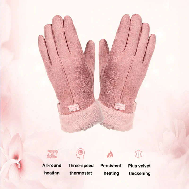 Wenila | Guanti invernali da donna compatibili con touchscreen, antivento e con fodera calda