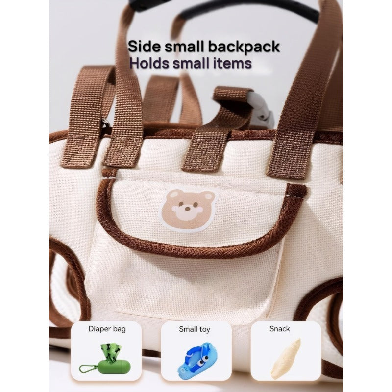 PawCarry | Dog Carrier Bag with Shoulder Strap, Breathable Mesh & Safety Leash