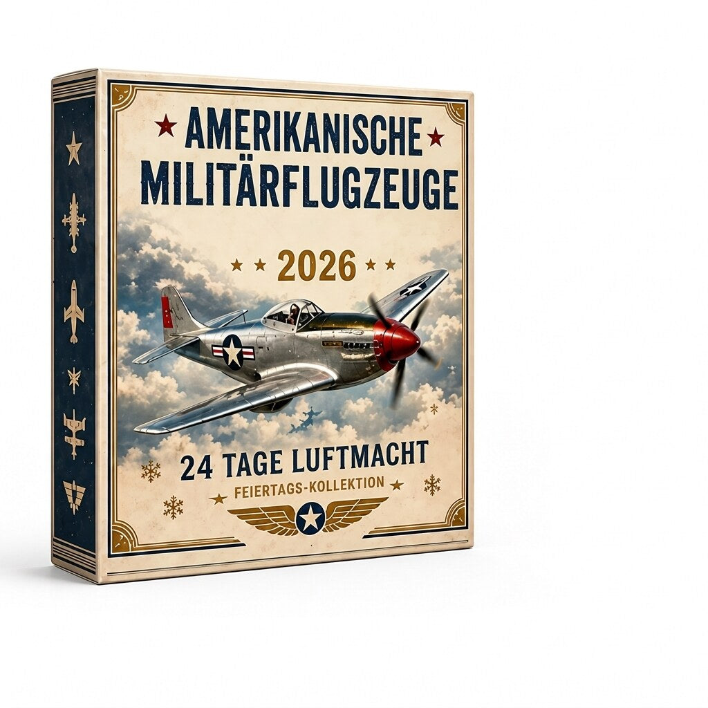 Flugzeug Acryl Adventskalender 2026