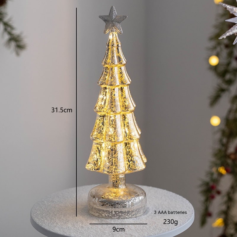 Glowmira | Illuminated LED Christmas decor in the shape of a tree or figurine, battery-powered