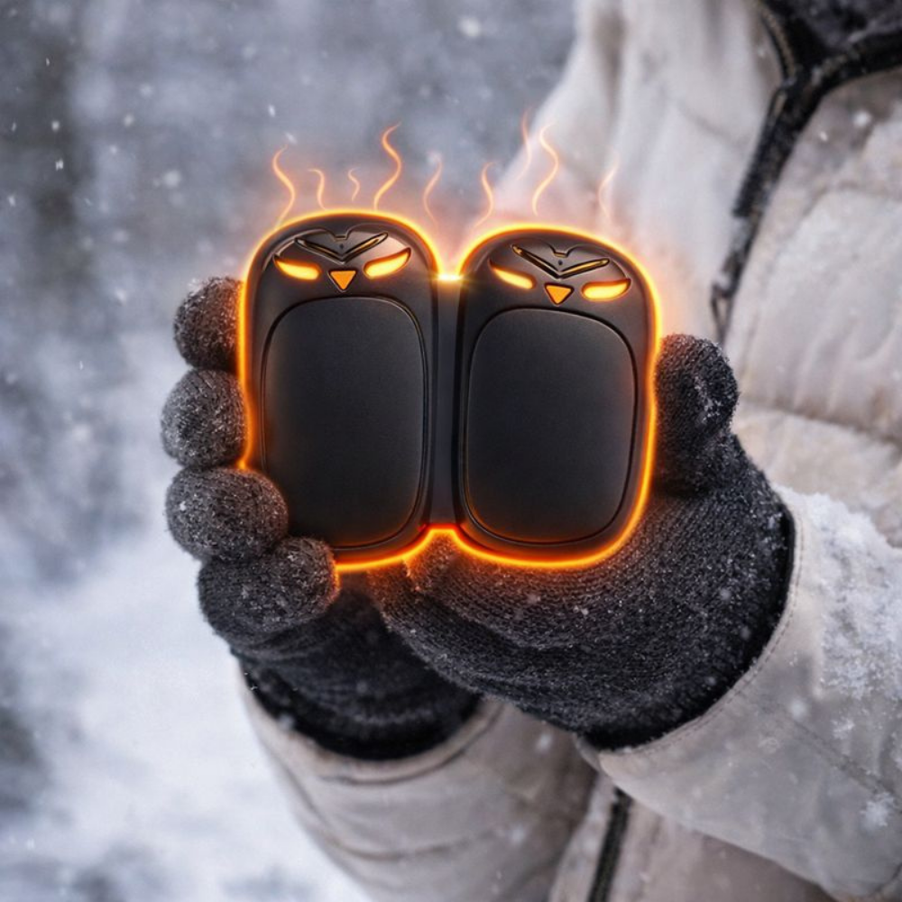 Duora | Scaldamani elettrici in set doppio, più livelli di calore, USB