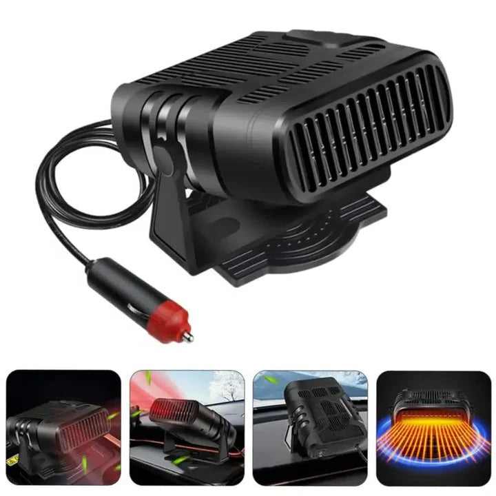 Mirida | 12V Car Heater and Cooling Fan with 360° Rotating Base