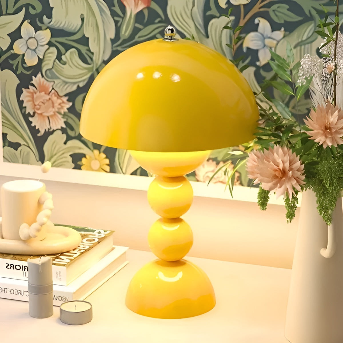 Lyssa | Skandinavische LED-Tischlampe mit Dimmerfunktion