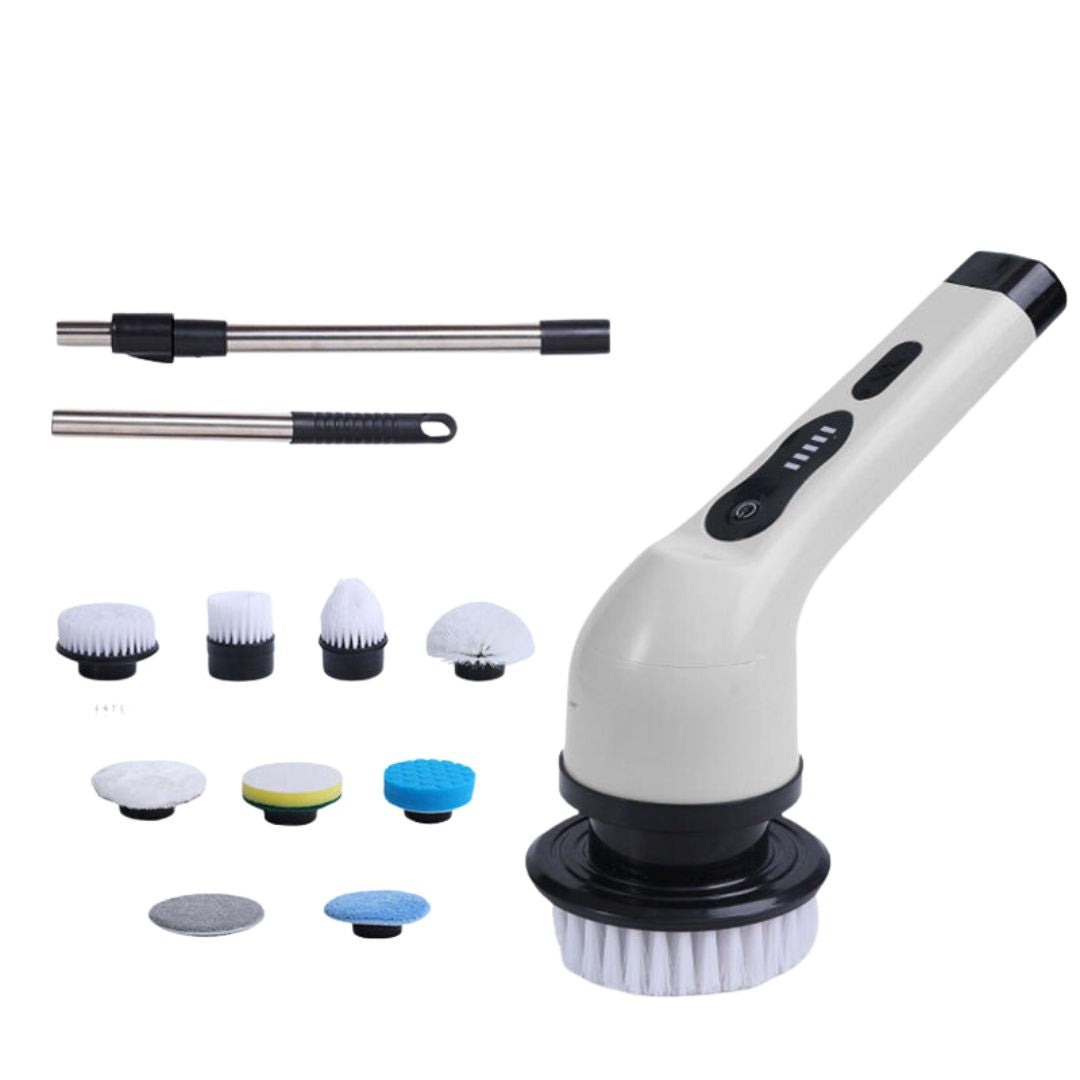 CleanMaster 9in1 | Spazzola elettrica per la pulizia con 9 accessori per usi versatili