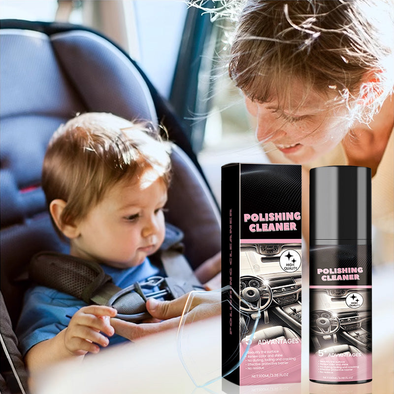 Glanzivo | Lucidante 3 in 1 per interni auto, per plastica, pelle e vinile, 100 ml