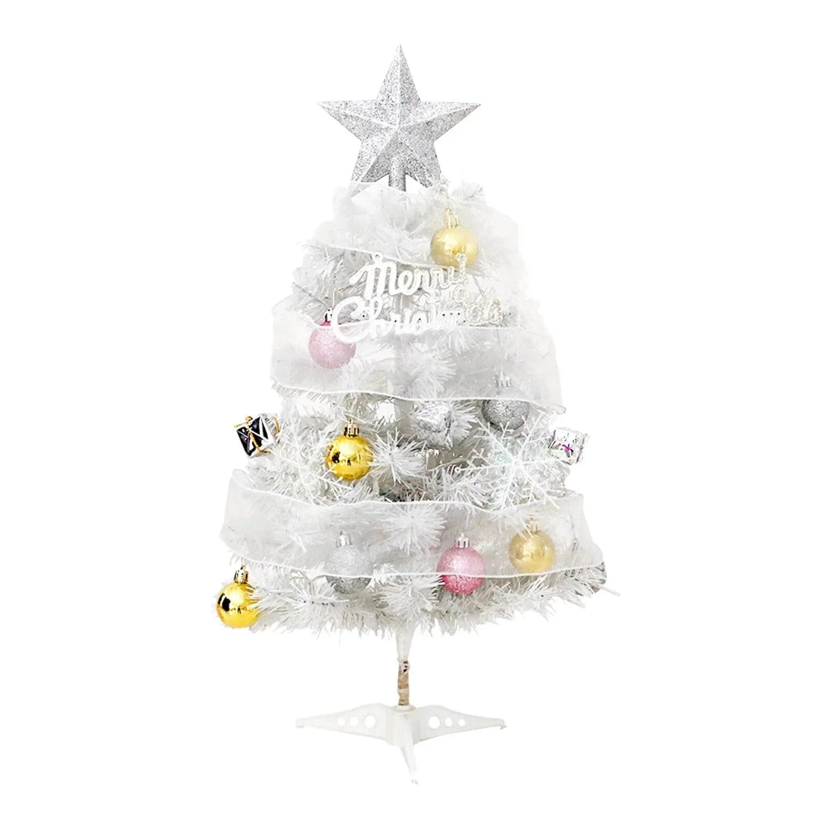 Tannelo | Künstlicher Tannenbaum mit 20 LEDs, 30 cm, mit Ständer