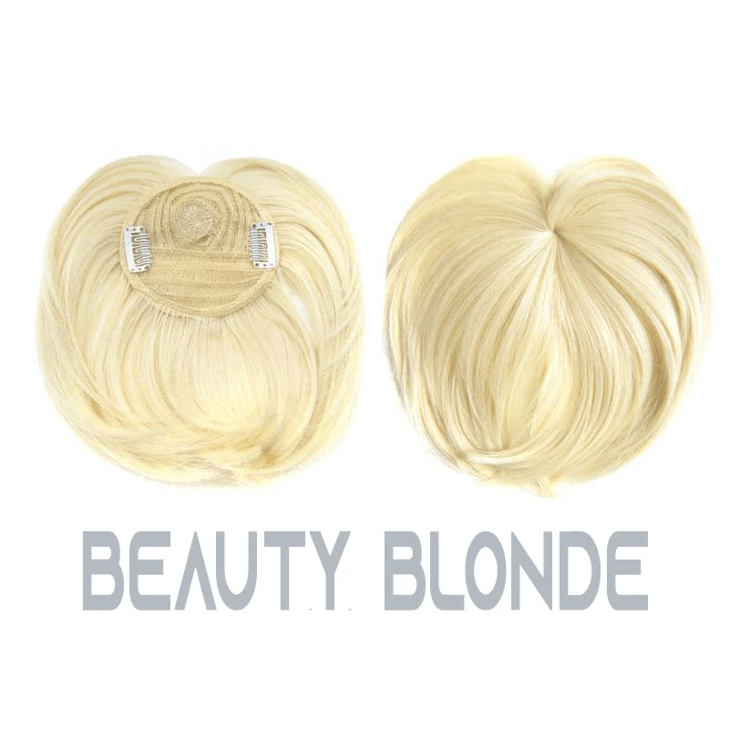 Toppina | Postizo con clip para la coronilla de cabello sintético, 22 cm