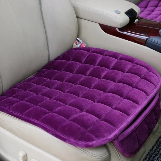 CozyDrive | Cuscino per sedile auto in morbido velluto, antiscivolo, 50 × 50 cm