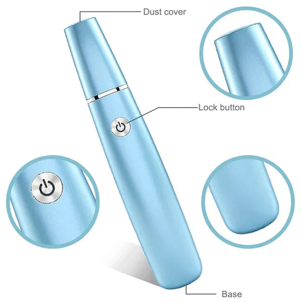 Pedivra | Elektrischer Hornhautentferner mit 3 Stufen, USB-Akku und 360° Walze