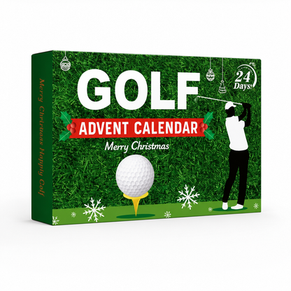 Puttora | Golf Advent Calendar with 24 Doors and Golf Accessories in a Gift Box
