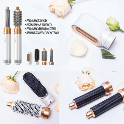Stylvana | Moldeador de aire caliente 5 en 1 cerámico, 3 temperaturas, 1000 W