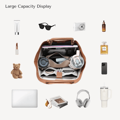 Carisse | Borsa da donna con manici in similpelle PU, chiusura magnetica e ciondolo