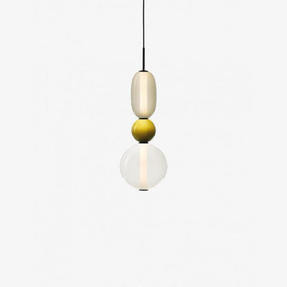 Lampada a sospensione elegante da designer – Vetro colorato moderno