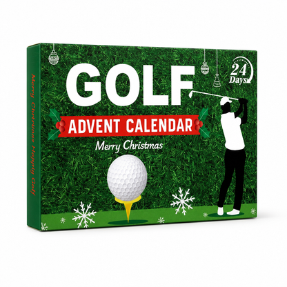 Puttora | Golf Advent Calendar with 24 Doors and Golf Accessories in a Gift Box