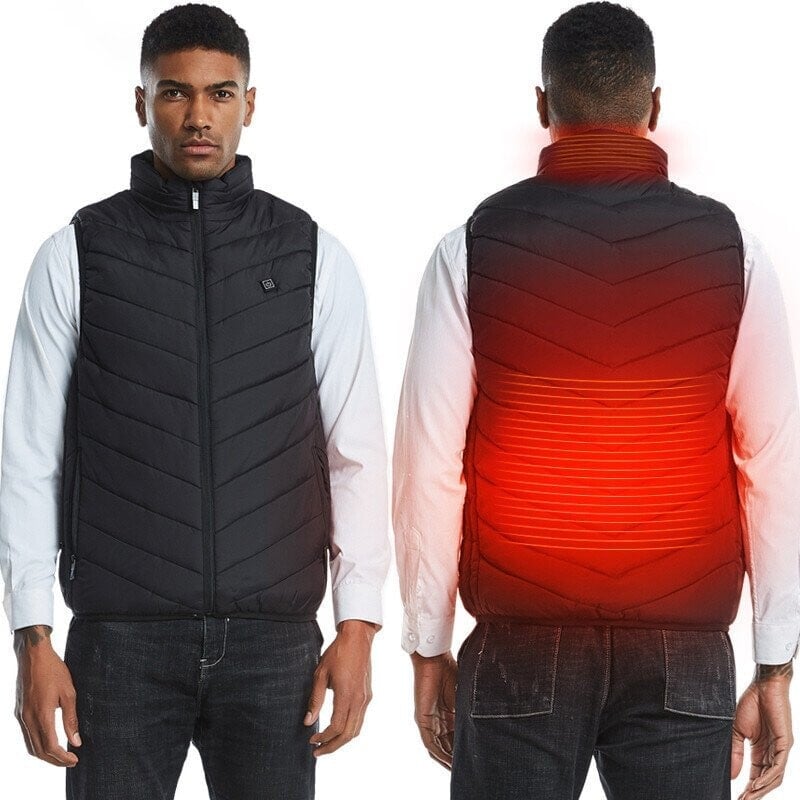 Westora | Chaleco calefactable con batería, resistente al viento y al agua, de S a 8XL