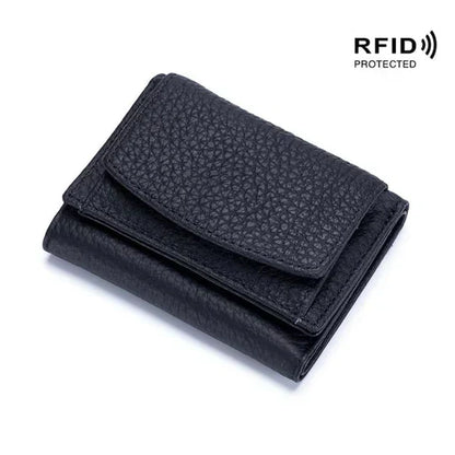 Portivo | Mini portafoglio con protezione RFID, scomparto per monete e tasca nascosta