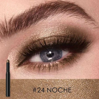 FlashLuxe | Lápiz de sombra de ojos y delineador 2 en 1, resistente al agua y a las manchas