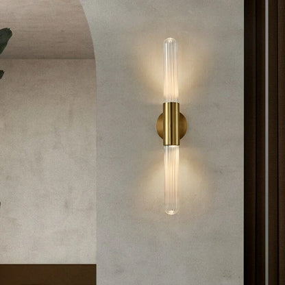Lampada da parete moderna in vetro a bastoncino – Design LED elegante per soggiorno, camera da letto e corridoio